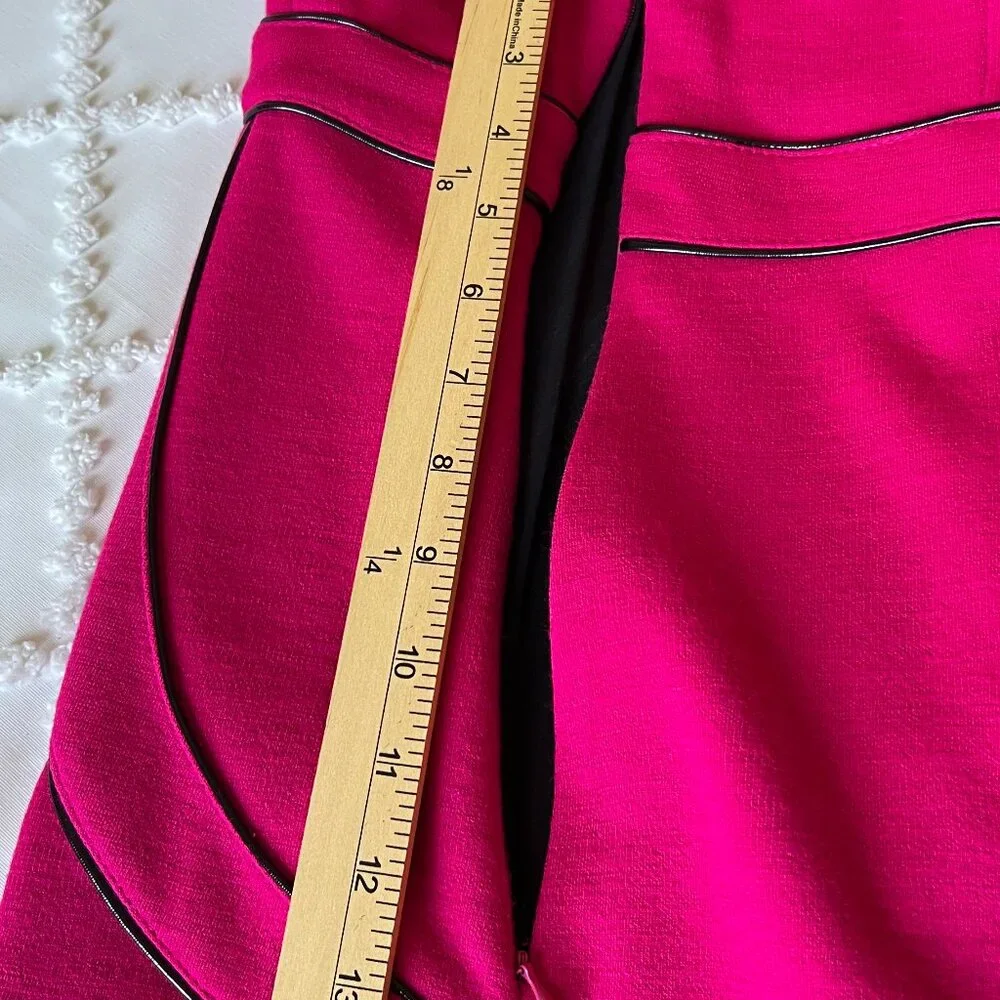 Alberto Makali Fuchsia Cap Sleeve Dress SIZE 8 - Picture 10 of 13